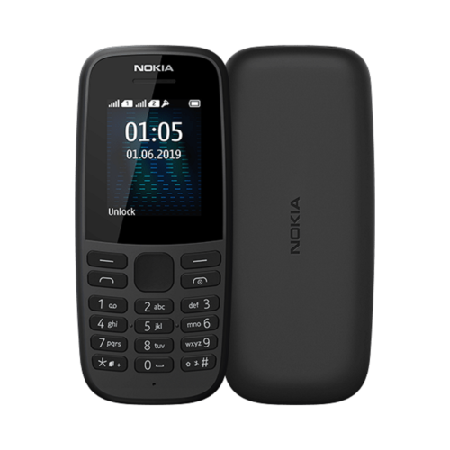 Nokia 105 2019 Dual Sim Black-EU