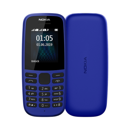 Nokia 105 2019 Dual Sim Blue-EU