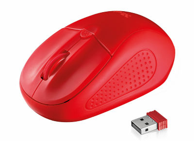 TRUST PRIMO - Wireless Mouse - Κόκκινο