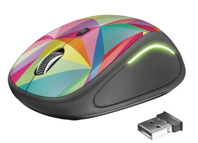 TRUST - Yvi FX Wireless Mouse - geometrics