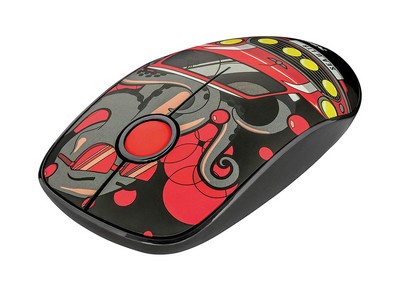 TRUST - Sketch Silent Click Wireless Mouse - red - Κόκκινο