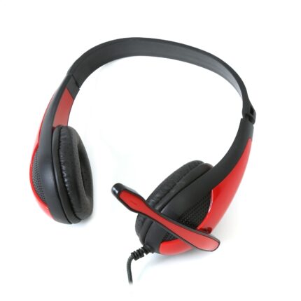 FREESTYLE HI-FI STEREO HEADSET + MIC + ADAPTER 2-1 FH4008 RED [42678]