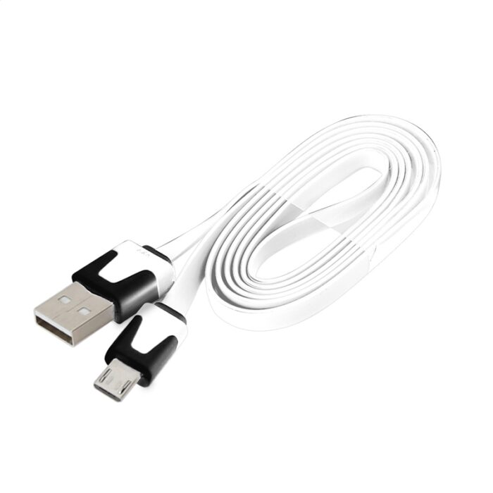 OMEGA USB 2.0 FLAT CABLE microUSB for smartphones