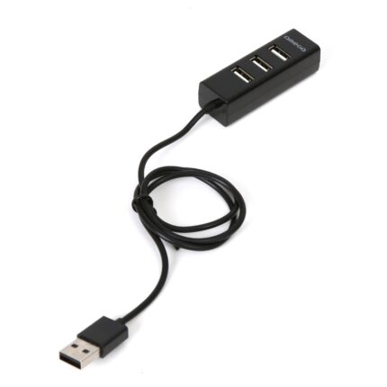 OMEGA USB 2.0 HUB 4 PORT BLACK [42802]