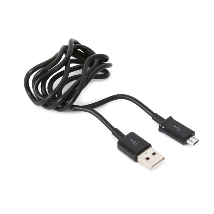 PLATINET MICRO USB TO USB CABLE 1M 2A BLACK BLISTER